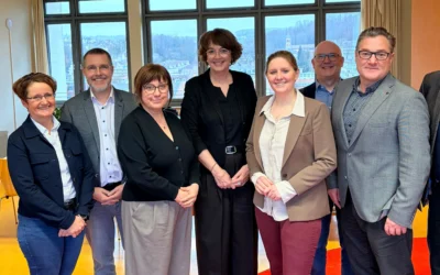 Oberbürgermeisterin Miriam Scherff zu Besuch am BKE